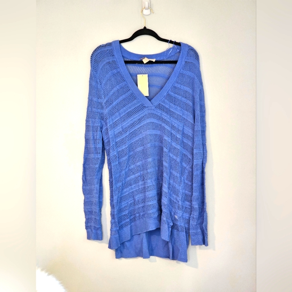 Michael Kors Perwinkle Mesh Sweater